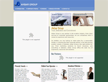 Tablet Screenshot of akbargroup.com.pk